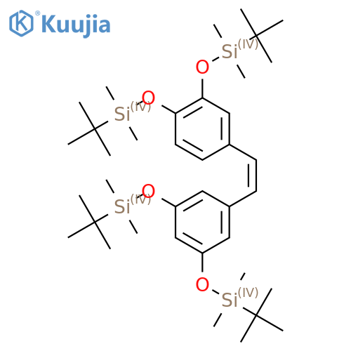 Tetra-O-(tert-butyldimethyl)silyl cis-Piceatannol structure