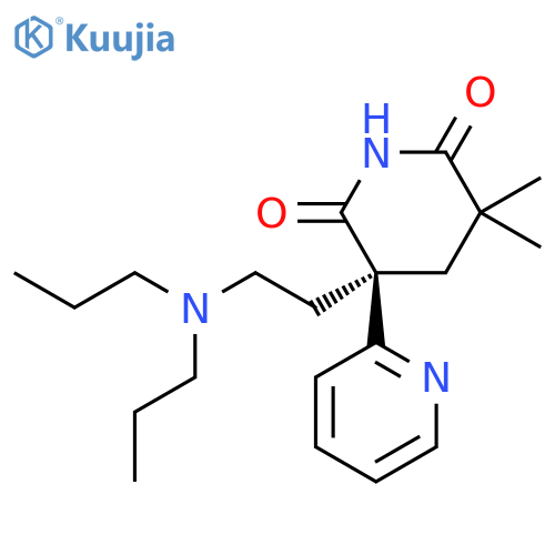 2,6-Piperidinedione,3-[2-(dipropylamino)ethyl]-5,5-dimethyl-3-(2-pyridinyl)-, (R)- structure