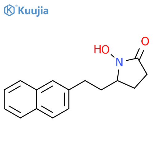 2-Pyrrolidinone, 1-hydroxy-5-[2-(2-naphthalenyl)ethyl]- structure