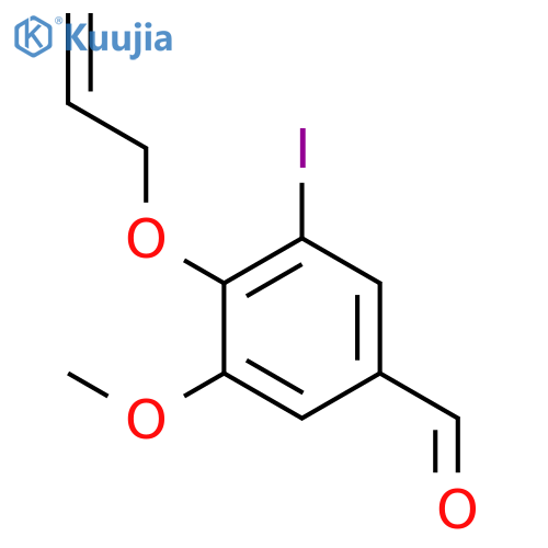 4-(Allyloxy)-3-iodo-5-methoxybenzaldehyde structure