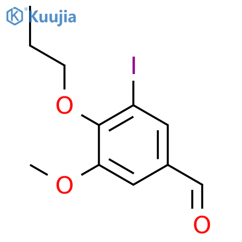 3-iodo-5-methoxy-4-propoxybenzaldehyde structure