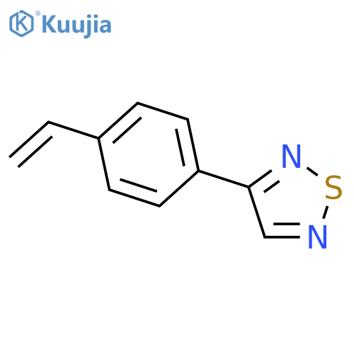3-(4-ethenylphenyl)-1,2,5-thiadiazole structure