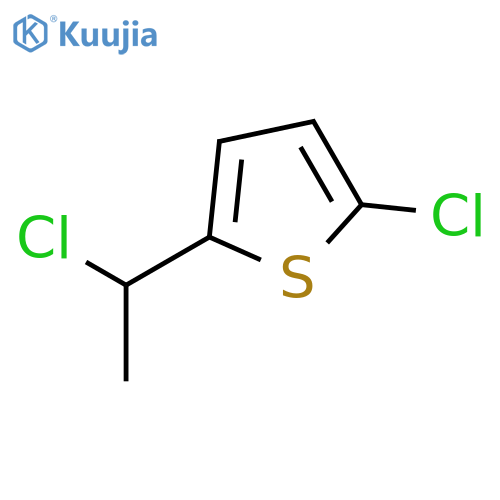 2-chloro-5-(1-chloroethyl)thiophene structure