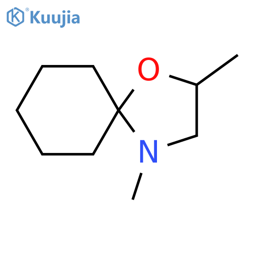 1-Oxa-4-azaspiro[4.5]decane, 2,4-dimethyl- structure