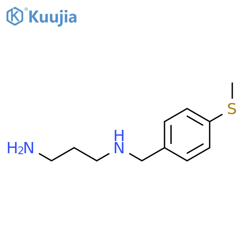 1,3-Propanediamine, N-[[4-(methylthio)phenyl]methyl]- structure