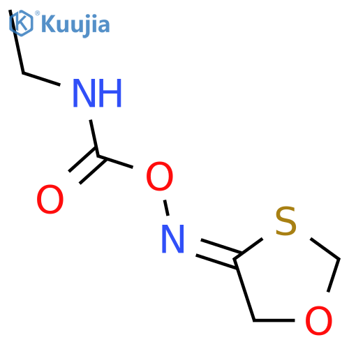 1,3-Oxathiolan-4-one, O-[(ethylamino)carbonyl]oxime, (Z)- structure
