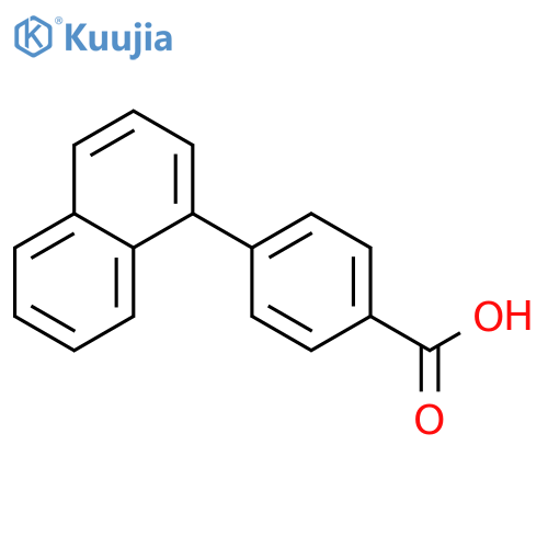 4-Naphthalen-1-yl-benzoic Acid structure