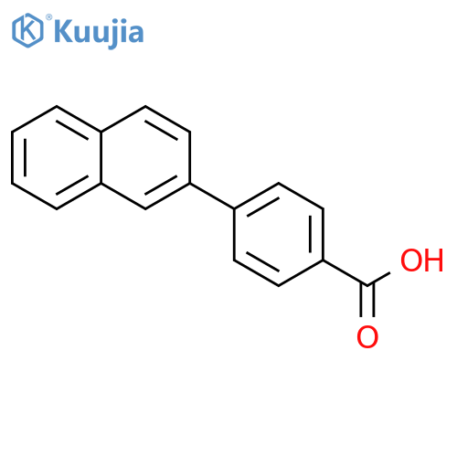 Benzoic acid,4-(2-naphthalenyl)- structure