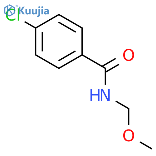Benzamide, 4-chloro-N-(methoxymethyl)- structure