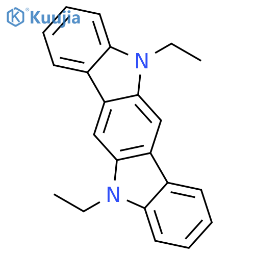 5,11-diethyl-5,11-dihydroindolo[3,2-b]carbazole structure