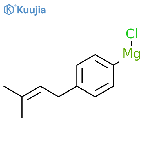 Magnesium, chloro[4-(3-methyl-2-butenyl)phenyl]- structure