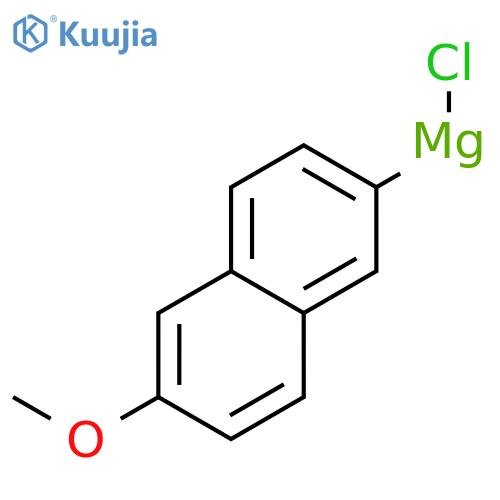 Magnesium, chloro(6-methoxy-2-naphthalenyl)- structure
