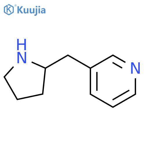 3-(pyrrolidin-2-yl)methylpyridine structure