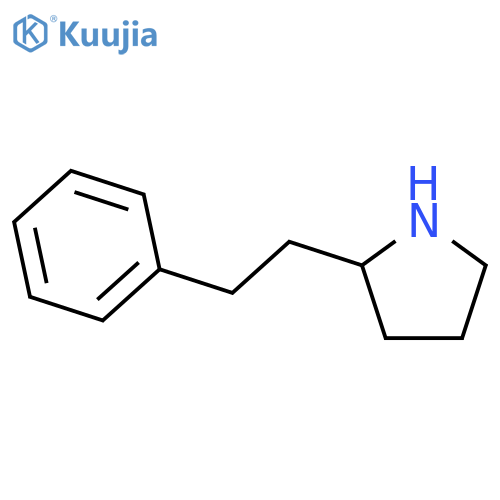 2-(2-phenylethyl)pyrrolidine structure