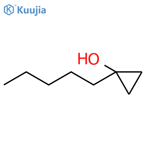 1-pentylcyclopropan-1-ol structure