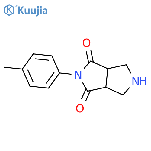 2-(p-tolyl)tetrahydropyrrolo[3,4-c]pyrrole-1,3(2H,3aH)-dione structure