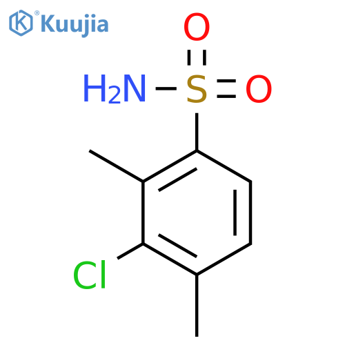 Benzenesulfonamide, 3-chloro-2,4-dimethyl- structure