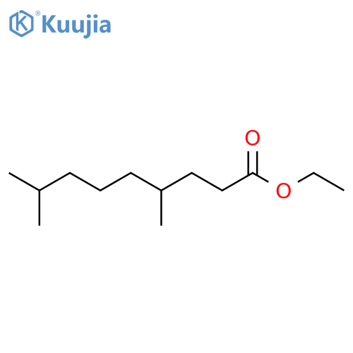Nonanoic acid, 4,8-dimethyl-, ethyl ester structure