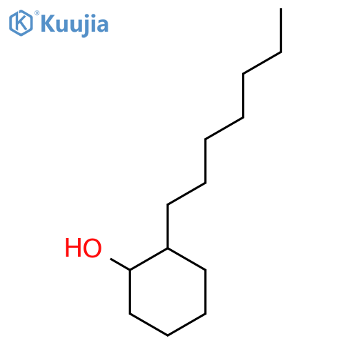 2-Heptylcyclohexanol structure
