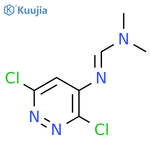 Methanimidamide, N'-(3,6-dichloro-4-pyridazinyl)-N,N-dimethyl- structure