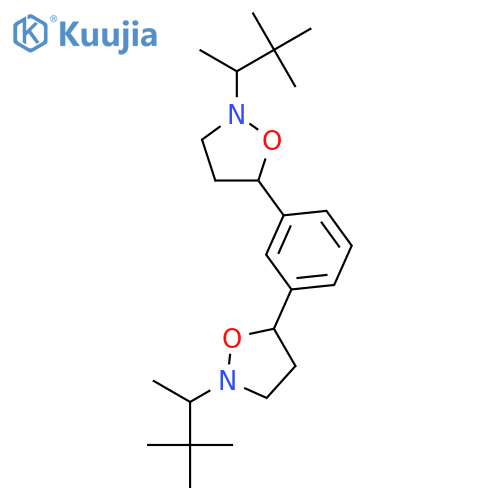 Isoxazolidine, 5,5'-(1,3-phenylene)bis[2-(1,2,2-trimethylpropyl)- structure