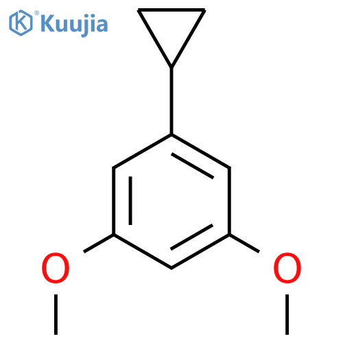 1-Cyclopropyl-3,5-dimethoxybenzene structure