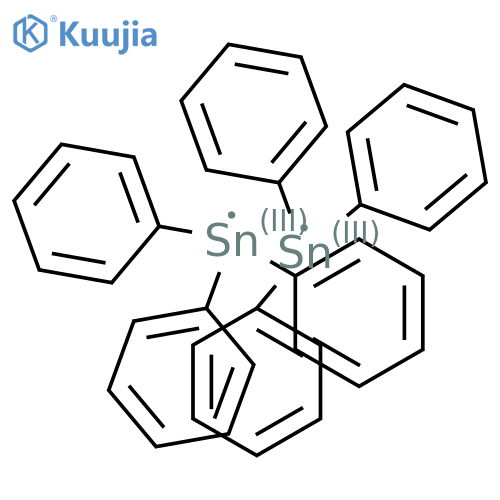 Hexaphenylditin structure