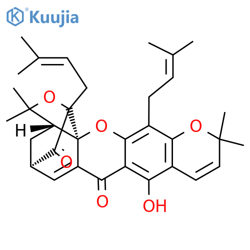 (1S,2S,17S,19R)-12-Hydroxy-8,8,21,21-tetramethyl-5,19-bis(3-methylbut-2-enyl)-3,7,20-trioxahexacyclo[15.4.1.02,15.02,19.04,13.06,11]docosa-4(13),5,9,11,15-pentaene-14,18-dione structure