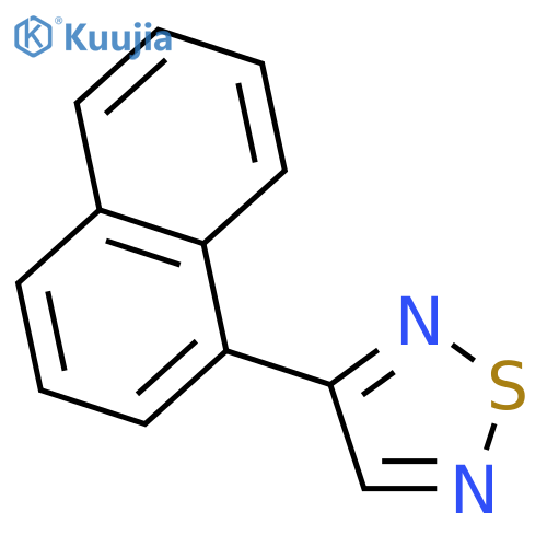 1,2,5-Thiadiazole, 3-(1-naphthalenyl)- structure