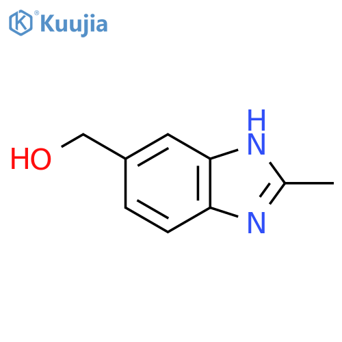 1H-Benzimidazole-6-methanol,2-methyl- structure