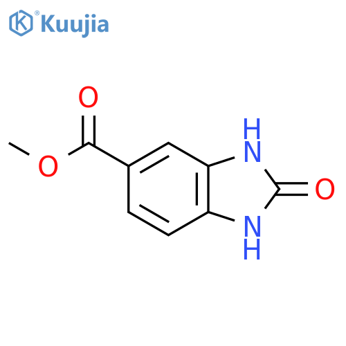 methyl 2-oxo-2,3-dihydro-1H-1,3-benzodiazole-5-carboxylate structure