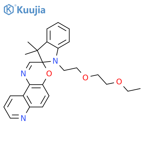 Spiro[2H-indole-2,3'-[3H]pyrido[3,2-f][1,4]benzoxazine], 1-[2-(2-ethoxyethoxy)ethyl]-1,3-dihydro-3,3-dimethyl- structure