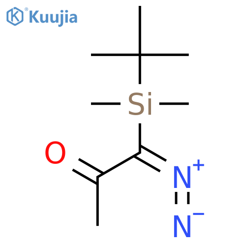 2-Propanone, 1-diazo-1-[(1,1-dimethylethyl)dimethylsilyl]- structure