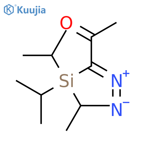 2-PROPANONE, 1-DIAZO-1-[TRIS(1-METHYLETHYL)SILYL]- structure