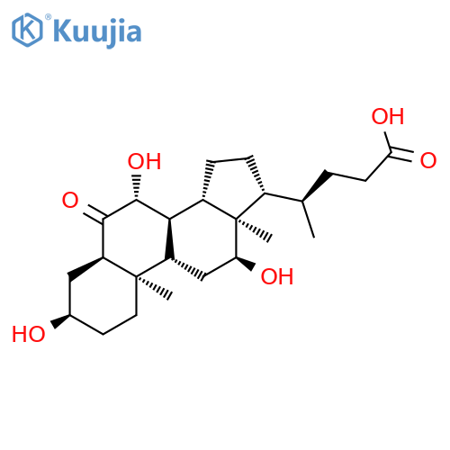 Cholan-24-oic acid, 3,7,12-trihydroxy-6-oxo-, (3a,5b,7b,12a)- structure