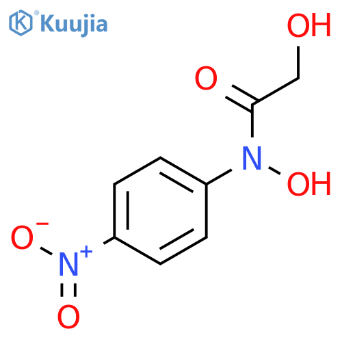 Acetamide, N,2-dihydroxy-N-(4-nitrophenyl)- structure