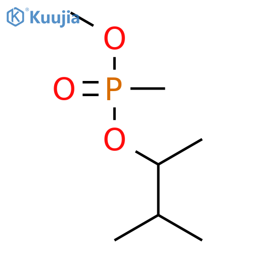 Phosphonic acid, methyl-, 1,2-dimethylpropyl methyl ester structure