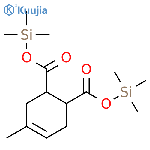4-Cyclohexene-1,2-dicarboxylic acid, 4-methyl-, bis(trimethylsilyl) ester structure