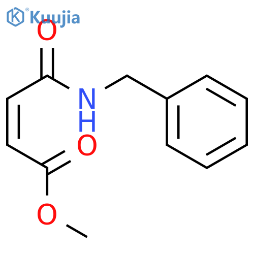 2-Butenoic acid, 4-oxo-4-[(phenylmethyl)amino]-, methyl ester, (2Z)- structure