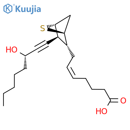 Prost-5-en-13-yn-1-oic acid, 9,11-epithio-15-hydroxy-, (5Z,9a,11a,15S)- structure