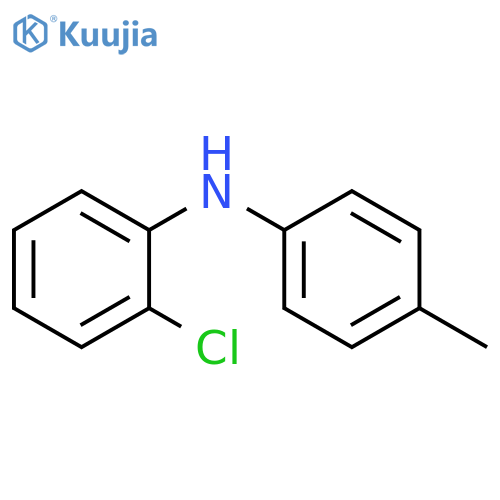 Benzenamine, 2-chloro-N-(4-methylphenyl)- structure