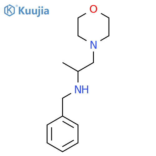 Benzyl[1-(morpholin-4-yl)propan-2-yl]amine structure