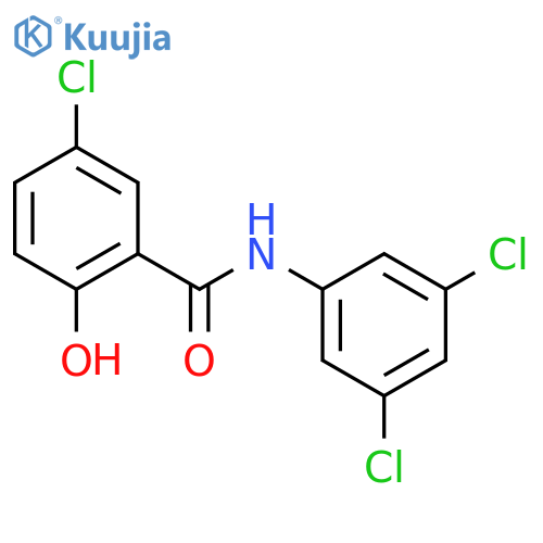 3',5,5'-Trichlorosalicylanilide structure