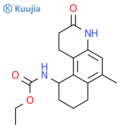 Carbamic acid, (1,2,3,4,7,8,9,10-octahydro-6-methyl-3-oxobenzo[f]quinolin-10-yl)-, ethyl ester structure