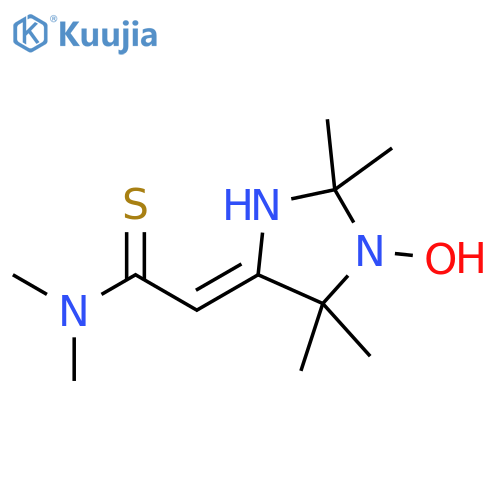 1-Imidazolidinyloxy, 4-[2-(dimethylamino)-2-thioxoethylidene]-2,2,5,5-tetramethyl- structure