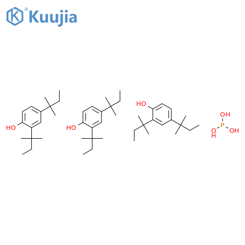 Tris(2,4-di-tert-pentylphenyl) phosphite structure