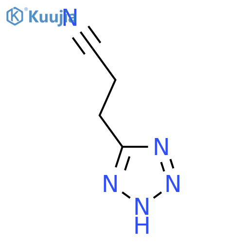 3-(1H-1,2,3,4-tetrazol-5-yl)propanenitrile structure