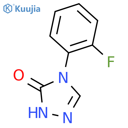 4-(2-Fluorophenyl)-1H-1,2,4-triazol-5(4H)-one structure
