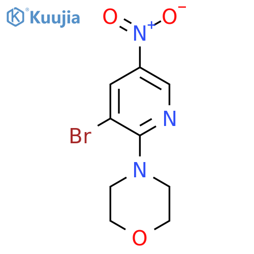 4-(3-Bromo-5-nitropyridin-2-yl)morpholine structure