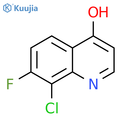 8-Chloro-7-fluoroquinolin-4(1H)-one structure